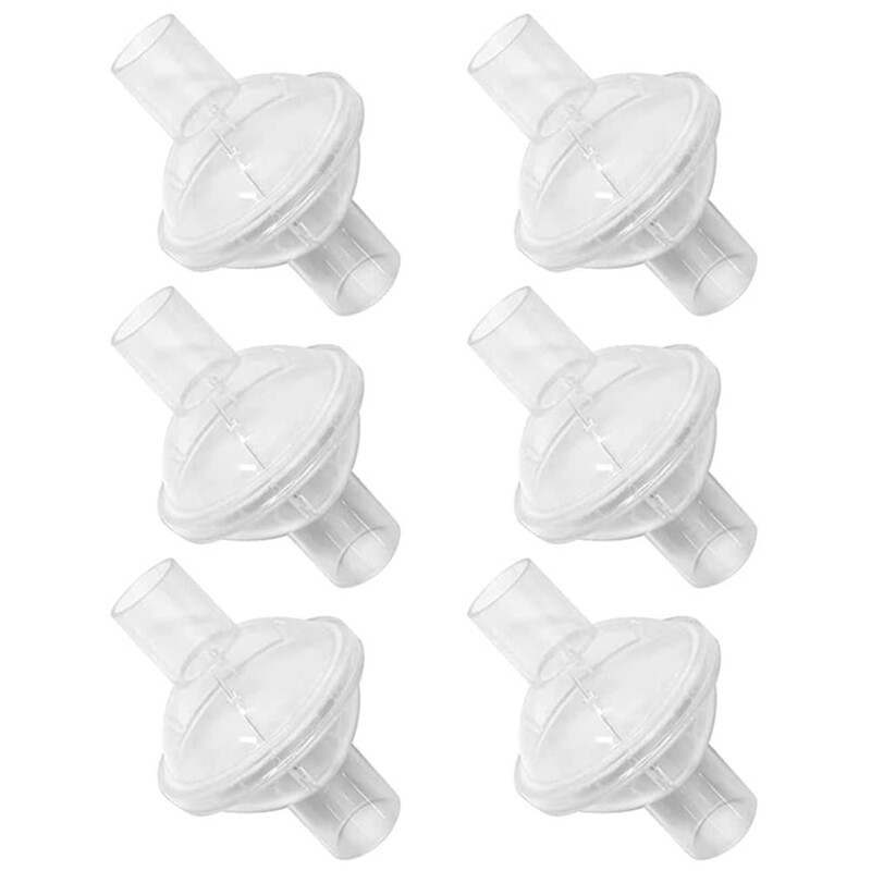 Inline Cpap Filters, 6 Pack Cpap Filters Hypoallergenic Filters for