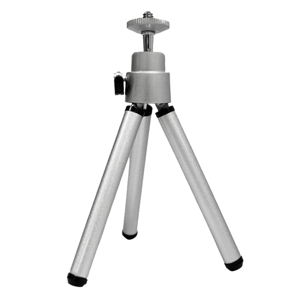 KKmoon Giá Đỡ Ba Chân Máy Chiếu Mini Linh Hoạt Giá Đỡ Máy Chiếu Mini Bằng Hợp Kim Nhôm Giá Đỡ Chân Đỡ Máy Chiếu Màu Bạc