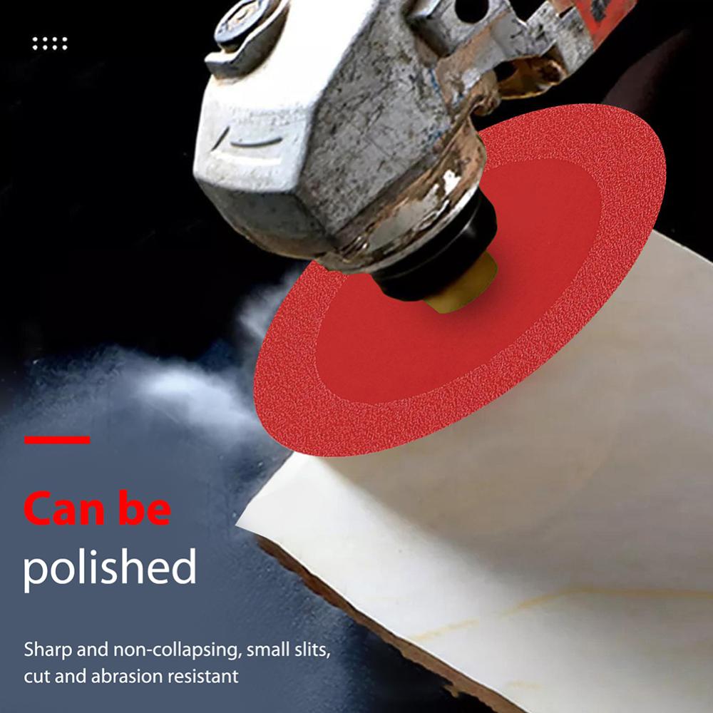 【Top quality】Glass Cutting Disc Diamond 20mm Inner Hole Polishing Grinding Saw Blade Sharp Brazing Grinding Disc for Glass Tile Jade