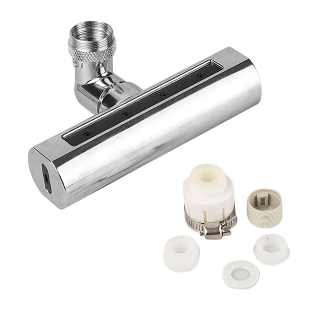 KEBETEME Waterfall Faucet 4 Modes Multifunctional ABS Faucet Accessorie 360° Universal Faucet Sink Nozzle