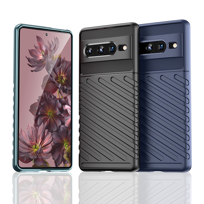 Ốp Lưng Cho Google Pixel 7 Pro Ốp Lưng Pixel 7 Pro Ốp Lưng Mềm Cao Su Chống Sốc 6.7 Inch Cho Google Pixel 7 6 5 XL 4A 5A 6A 6 7 Pro