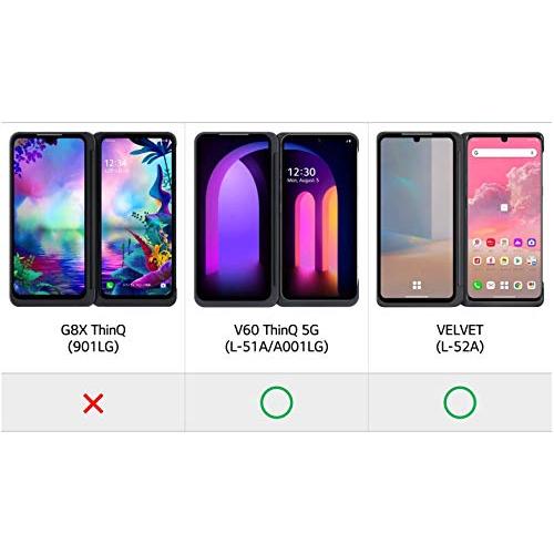 [LG] LG V60 ThinQ 5G, Đầu Nối Sạc Hai Màn Hình Nhung Màn Hình Kép™Bộ Chuyển Đổi Sạc