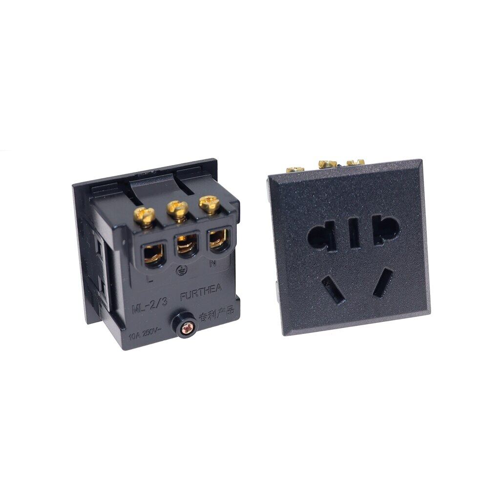 Australia AU Power Socket Embedded 10A 5 Holes UPS PDU AU Desktop Receptacle Socket ac power