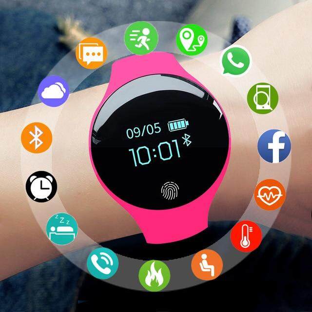 2019 New Fashion LED Digital Wrist Watch Outdoor Sports Waterproof WristWatches Smart Sport Watch Female Hour Smartwatch Malaysia