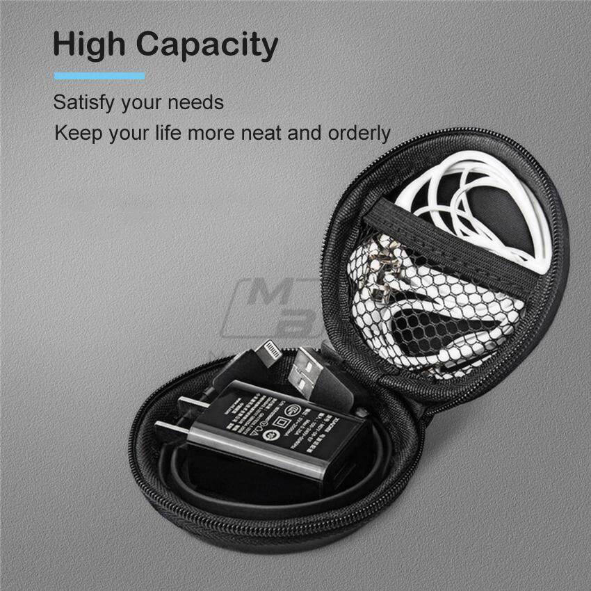 Mini born Headphone Case Storage Bag Bluetooth Earbuds Case Protective Case Travel Bag Pouch Box Travelling Cover Shell for Headset Earphones