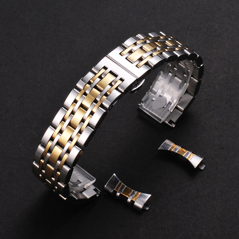 Solid Stainless Steel Bracelet Replacement Watch Band Watch 12 13 14 16 17 18 19 20 21 22 23 24mm Width Wristband Watch Straps