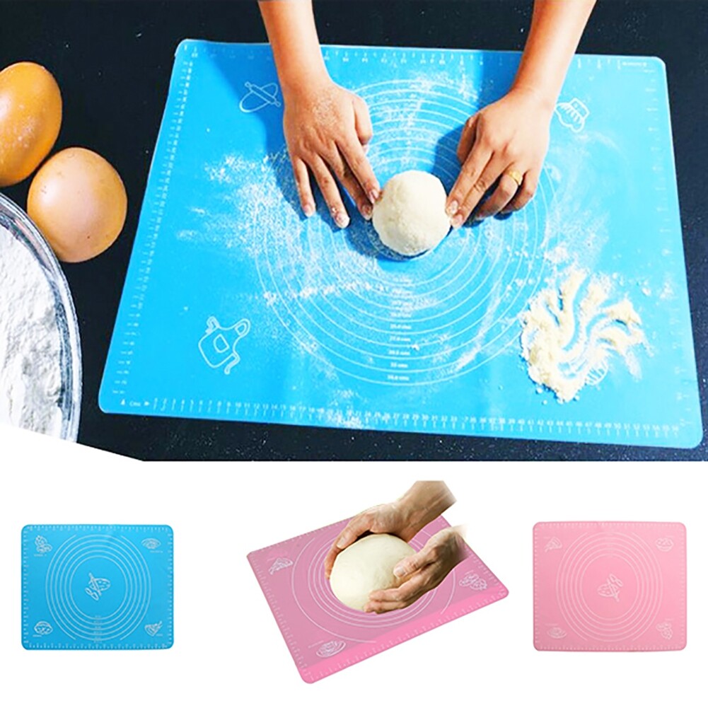 Terylin Non-stick Silicone Dough Rolling Mat Pastry Cake Baking Kitchen Cooking Tool