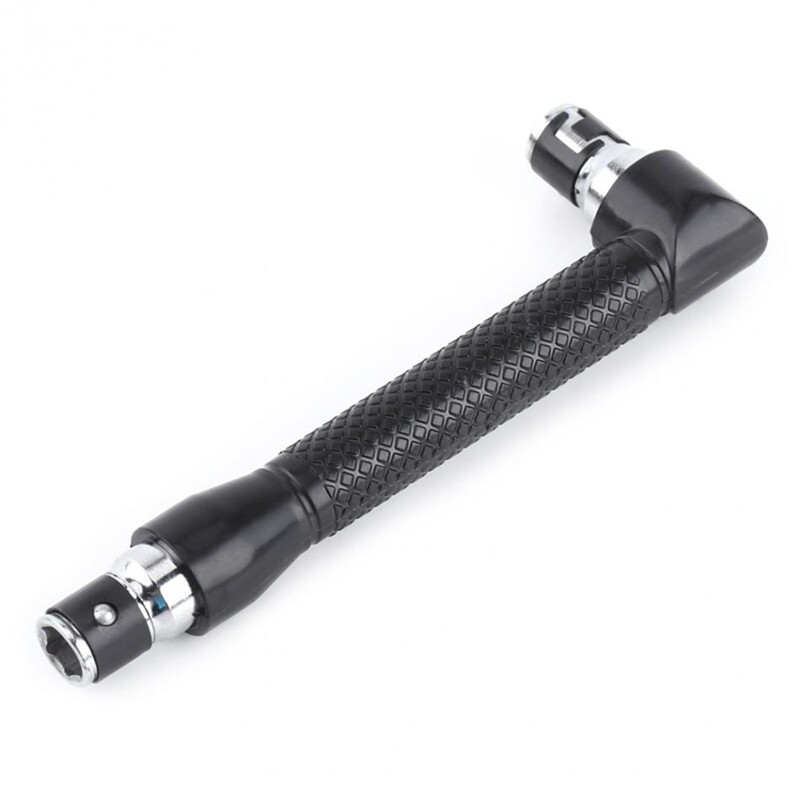 L-shape Mini Double Head Socket Wrench Suitable for Routine Screwdriver Bits Utility Tool