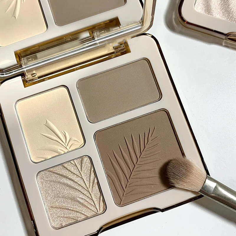 Highlighter Contour High Gloss 3D Matte Blush Palette