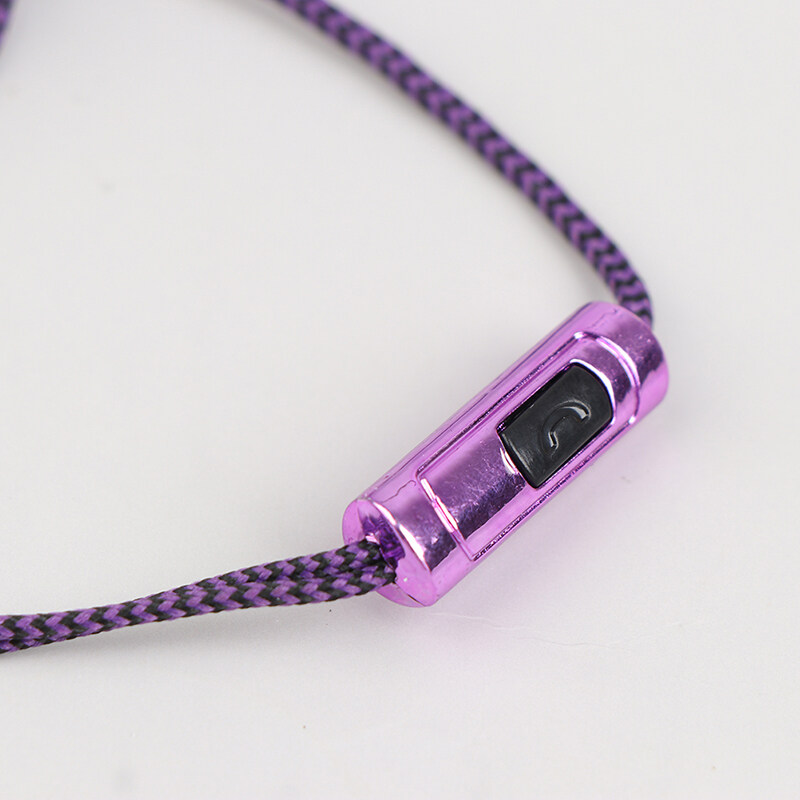 Panda Tai nghe 1Pc Stereo Earbuds Tai nghe có dây Cáp nylon dệt Tai nghe Tai nghe có Mic/Headphones 1Pc Stereo Earbuds Earphone Wired Nylon Weave Cable Earphone Headset With Mic