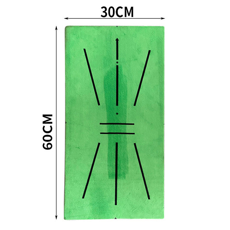 Sanba Foldable Golf Hitting Mat Swing Training Aid Portable Golf Practice Training Mat