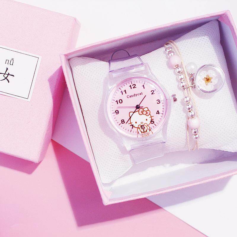 Hello Kitty Thời Trang Đồng Hồ Trẻ Em Dễ Thương Trẻ Em Chống Thấm Nước Đồng Hồ Bé Gái Dây Đeo Silicon Hoạt Hình Đáng Yêu Sinh Viên Thạch Anh Đồng Hồ Nữ Quà Tặng bán chạy