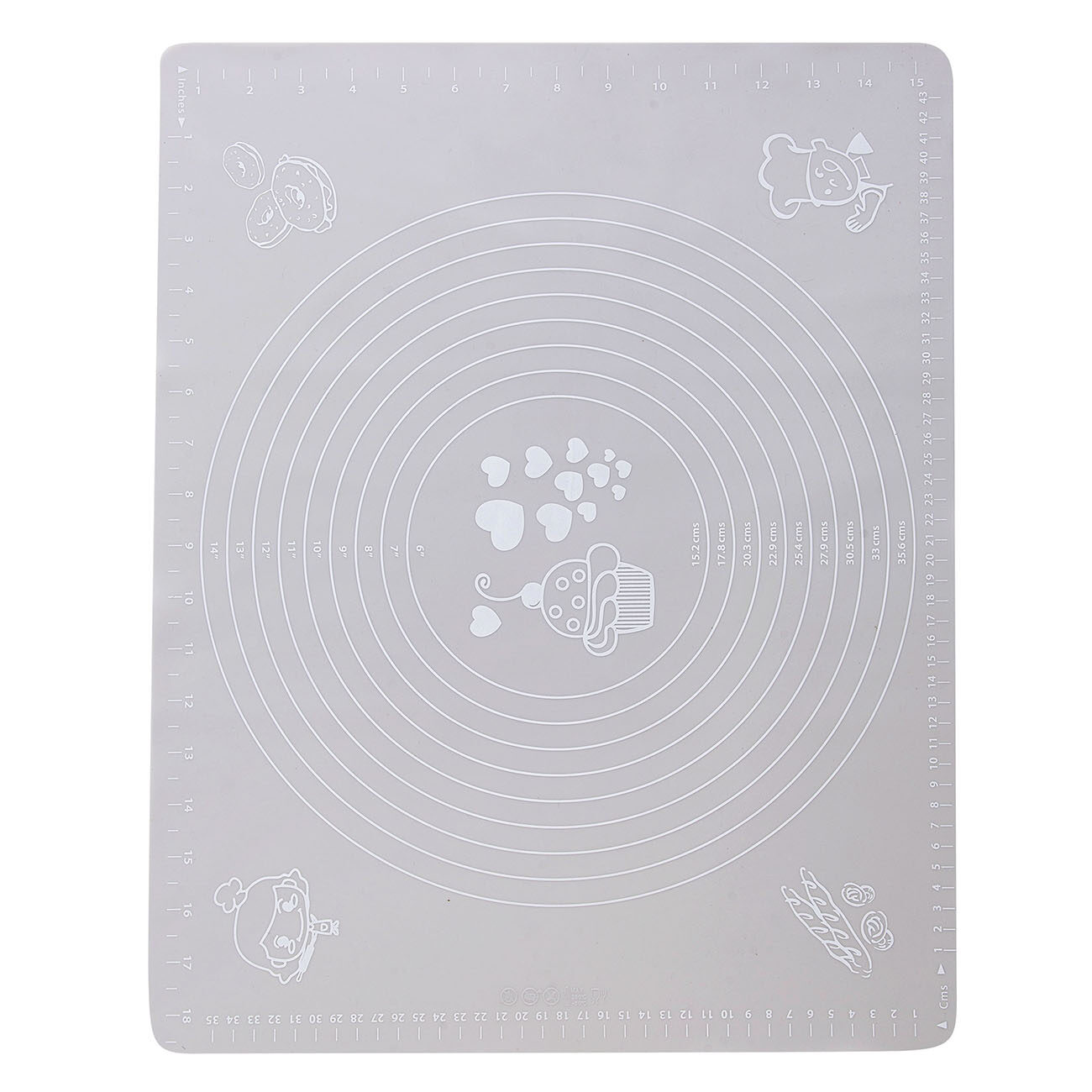 CNMF Silicone Kneading Pad Chopping Board Kitchen Baking Tools Rolling Silicone Pad 50x40cm