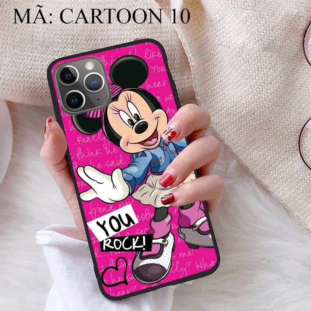 Ốp lưng iphone 11 pro viền dẻo tpu bst hoạt hình