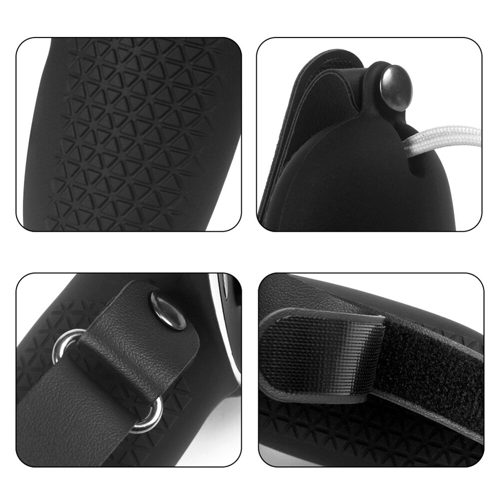 Silicone Protective Cover Controller Handle Grip Sleeve for Oculus Quest 2 VR Black/Blue/White/Red