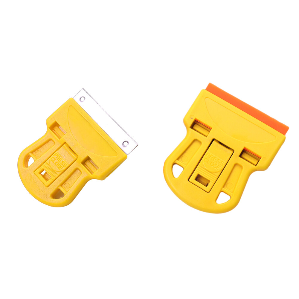 1/2Pcs Multifunction Scraper with Blade Glue Removal Cleaning Shovel Window Tile Scraper Cleaner Tool
