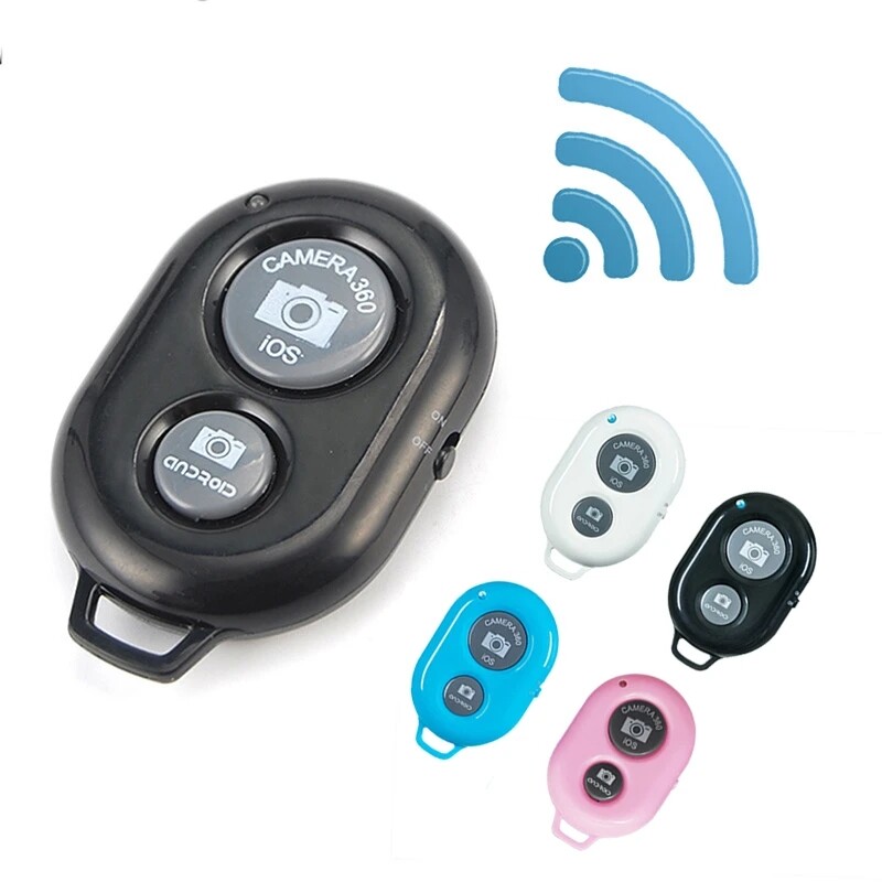 Nút từ xa Bluetooth không dây cho hệ thống IOS Android điều khiển màn trập từ xa ảnh nhóm Selfie Bluetooth