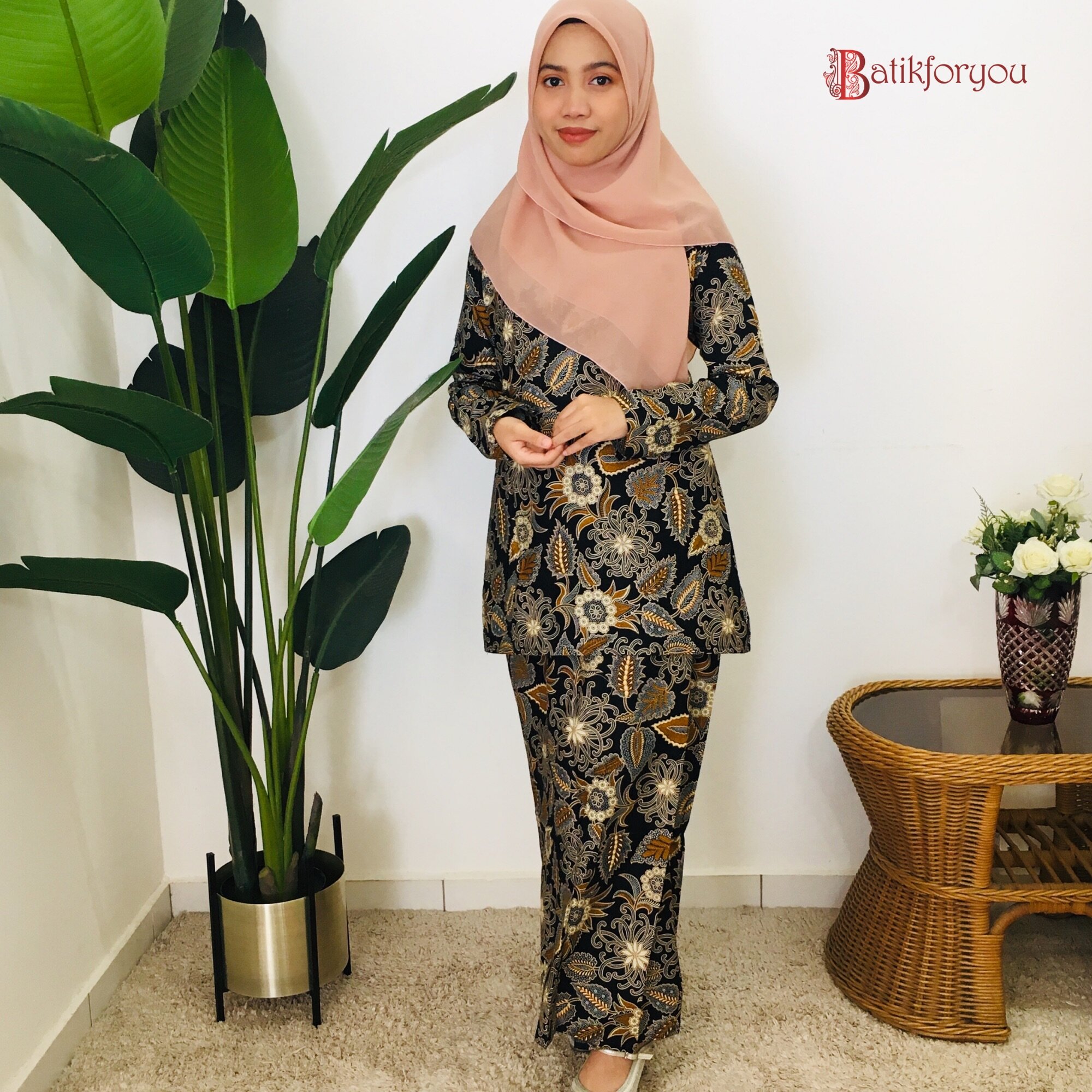 Baju Kurung Cotton Batik Modern (KJ3 