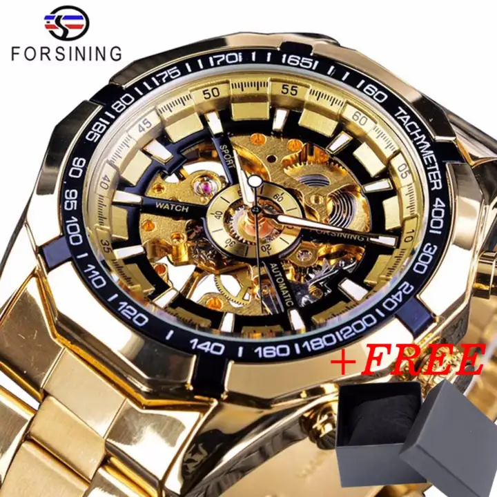 men's winner skeleton watches