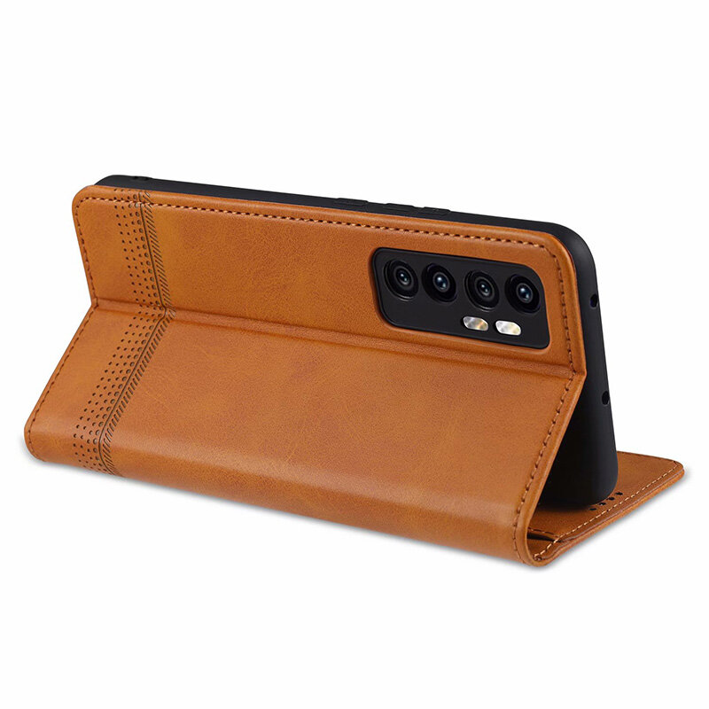 Ví Trường Hợp Ốp Mềm Cho Xiaomi Note 10 Lite Note10Lite Magnetic Pouch Có Ngăn Đựng Thẻ