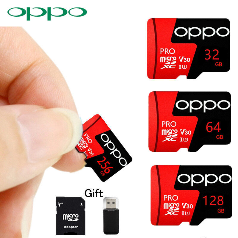 ฟรี + COD OPPO Pro Micro การ์ด SD U3 V30 SDHC / SDXC หน่วยความจำบัตรที