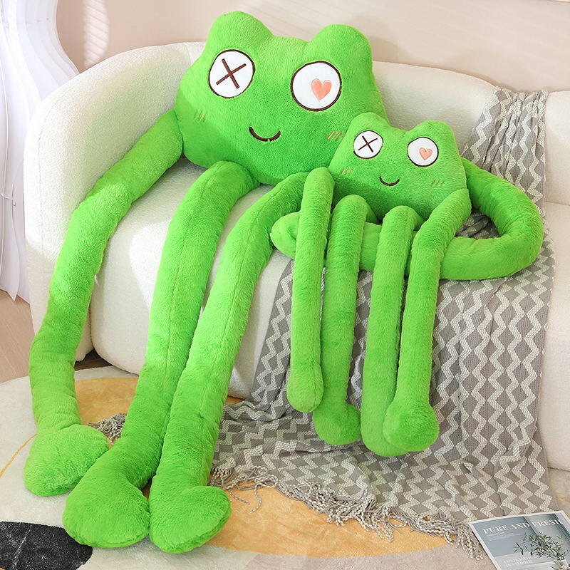 IQANGEL Long-legged octopus doll pillow Funny oversized expression pack Octopus tentacle monster Animal plush toy