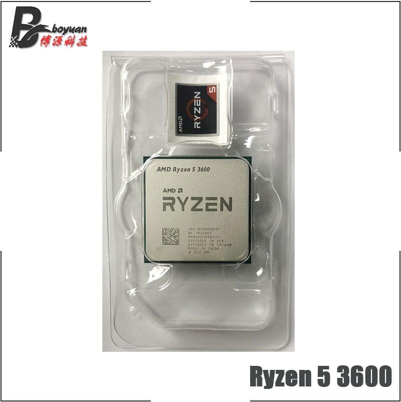 Amd ryzen 5 3600 r5 3600 3 6 ghz six core twelve thread cpu processor
