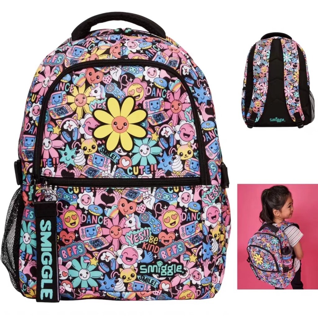 Smiggle Latest Design Backpack school bag large bag for kids gift Lazada