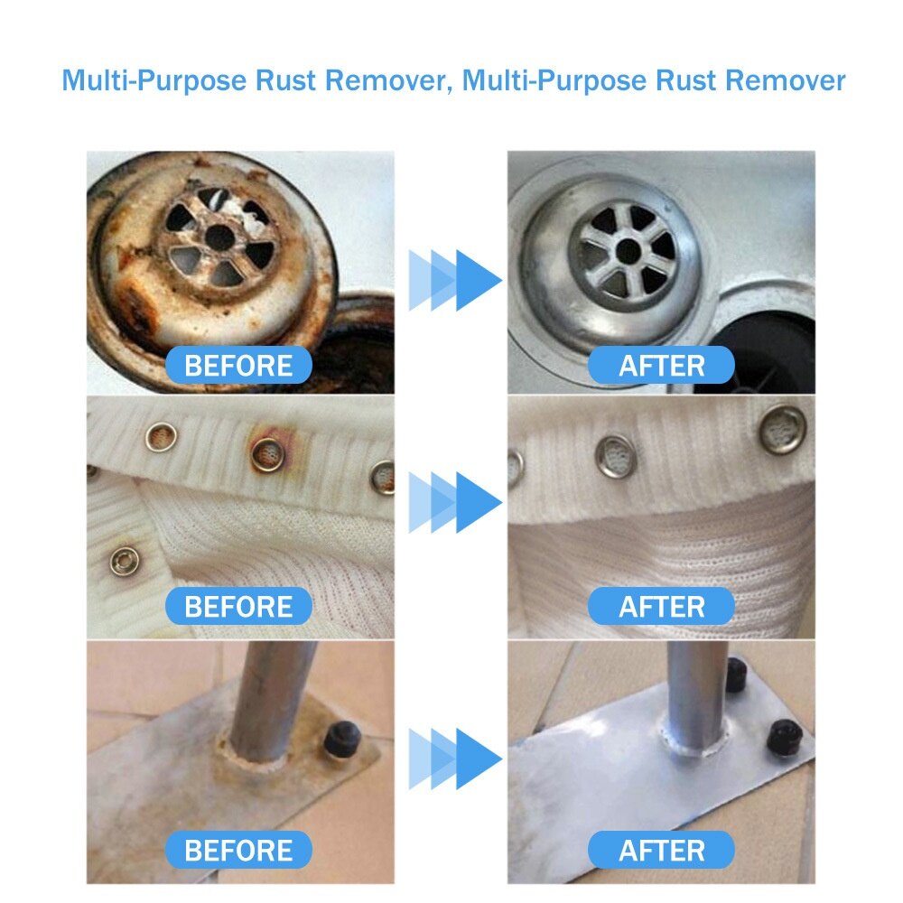 ROMAHOME 【COD】30ml Rust Inhibitor Rust Cleaner Spray Auto Accessories Window Rust Remover Rust Spray Metal Surface Cleaning