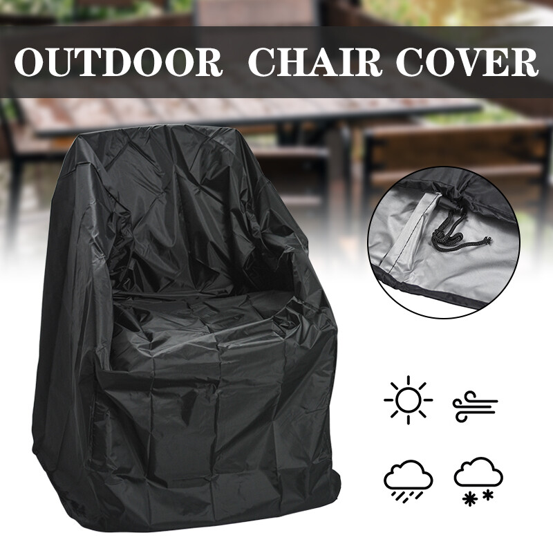 Outdoor 190T Waterproof Cover Garden Furniture Cover Chair Sofa Protection Rain Snow Dustproof Cover Woven Polyester Convenient Cover