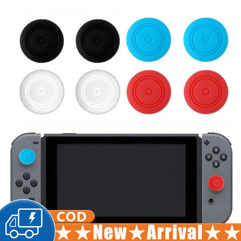 6 PCS Silicone thumbstick Thanh nhớ Thumb nút bọc cần điều khiển bìa cho Nintendo Switch joy-con điều khiển