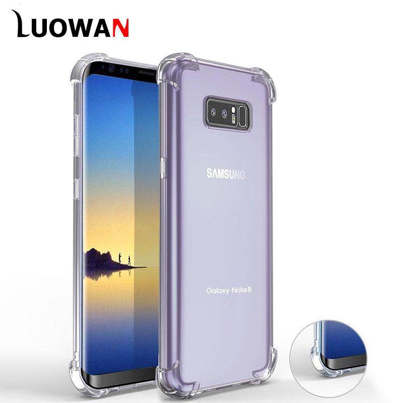 LUOWAN Galaxy Note 8 Case [Crystal Clear] Slim Protective Scratch Resistant Shock-Absorption Bumper Soft TPU Case Cover for Samsung Galaxy Note 8 (Clear)