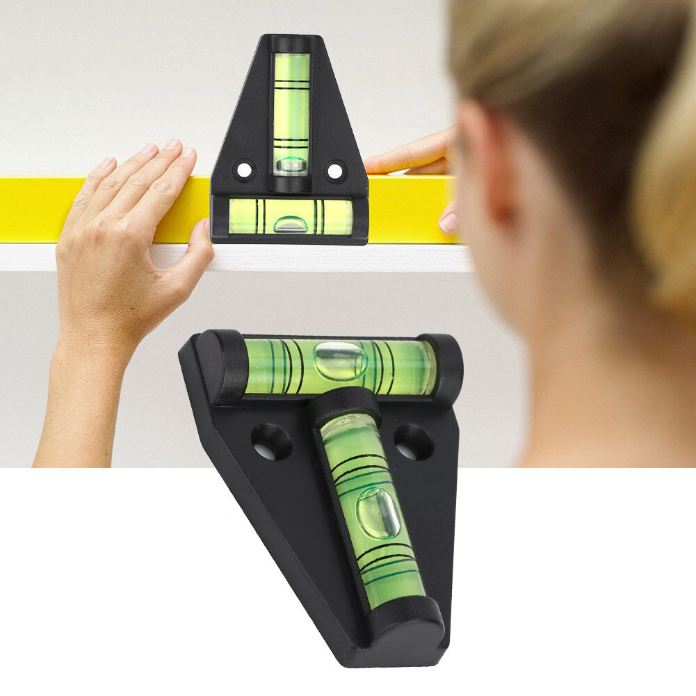 T Bubble Level ABS Portable T-shape Level Bubble for Workshop Device Measuring Tool
