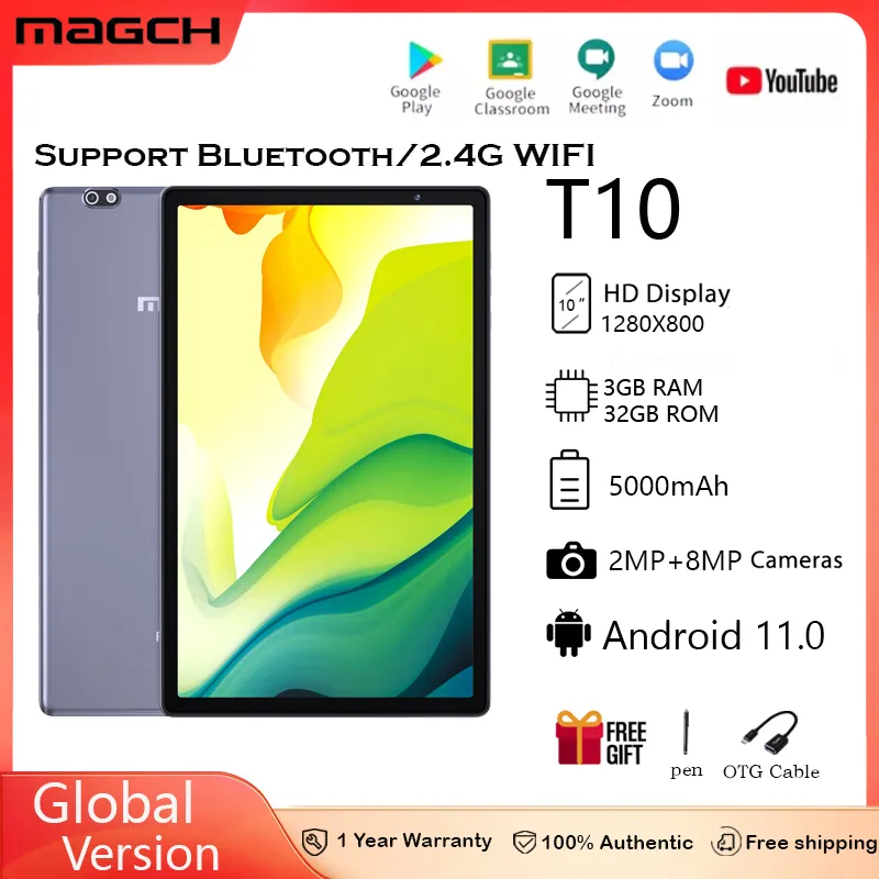 ภาพสินค้าMAGCH T10 2023 NEW แท็บเล็ตพีซี 10.1 นิ้ว 4GB RAM 64GB ROM แท็บเล็ตราคาประหยัด เครื่องใหม่ Tablet 10นิ้ว ราคาเบาๆ ส่งฟรี จากร้าน MAGCH บน Lazada ภาพที่ 1