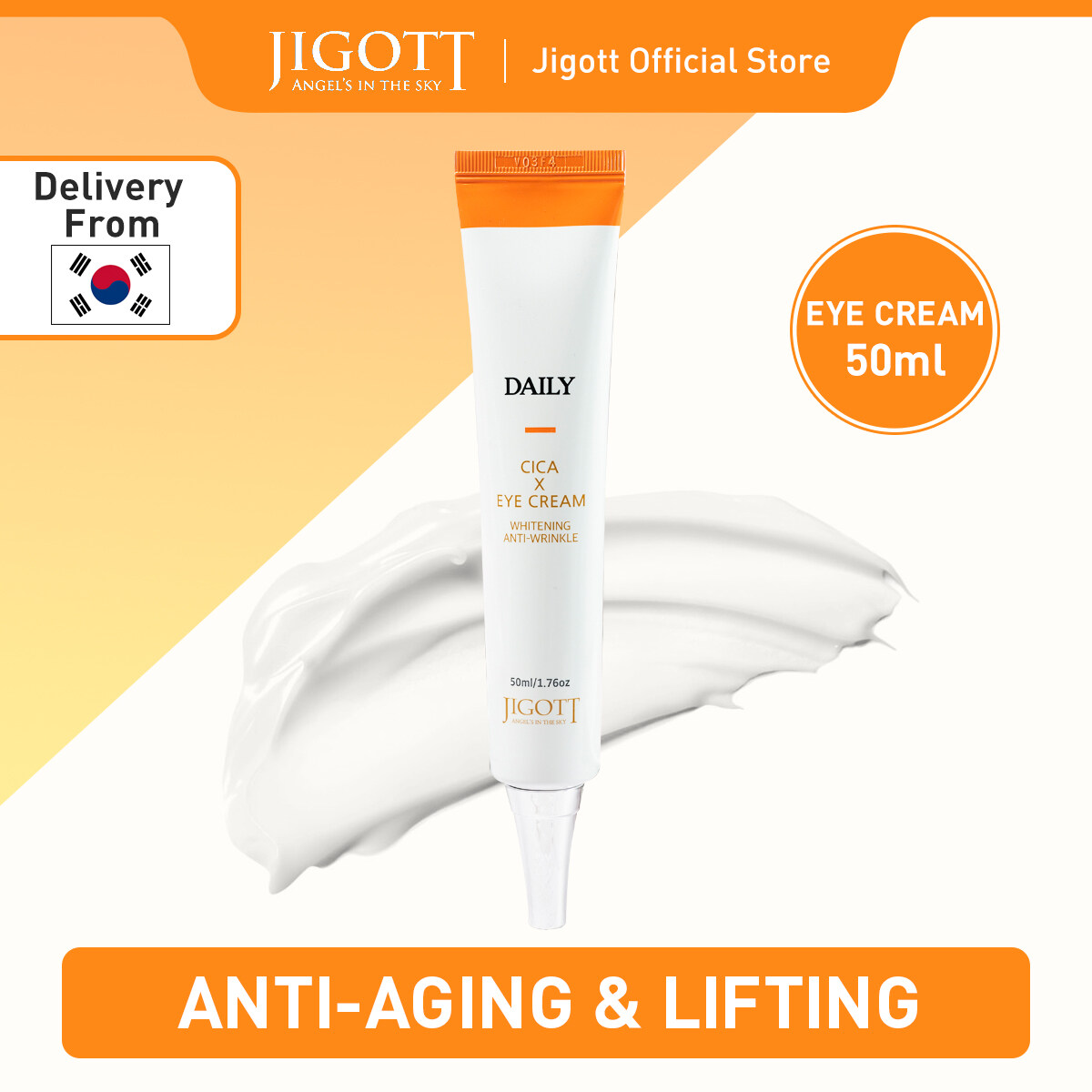 [KOREA] JIGOTT Real Cica Anti-Aging and Lifting Eye Cream 50ml | Lazada