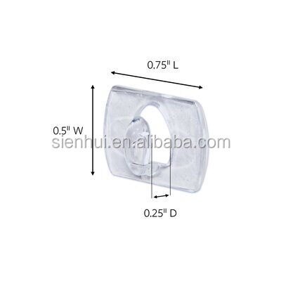 20 clips, 24 strips,3M Command Decorating Clips Damage-Free Hanging cable hook clear plastic hooks small plastic hook