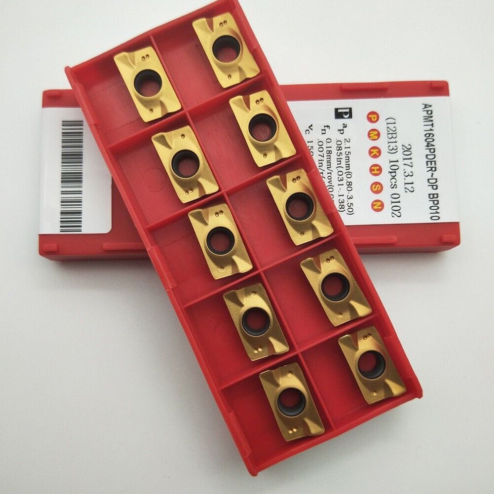 Dụng Cụ Chèn Phay Cắt APMT1604PDER-DP Cacbua Thay Thế Độ Bền