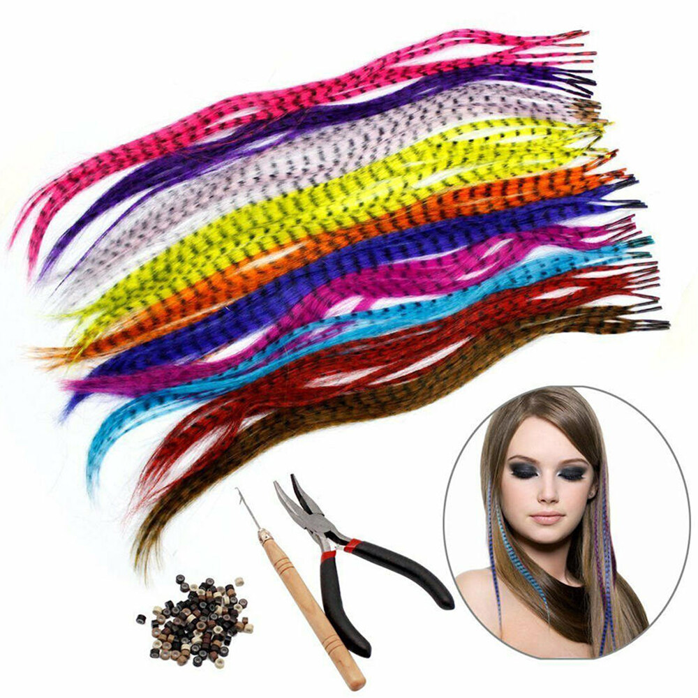 Synthetic hair feathers Clearance