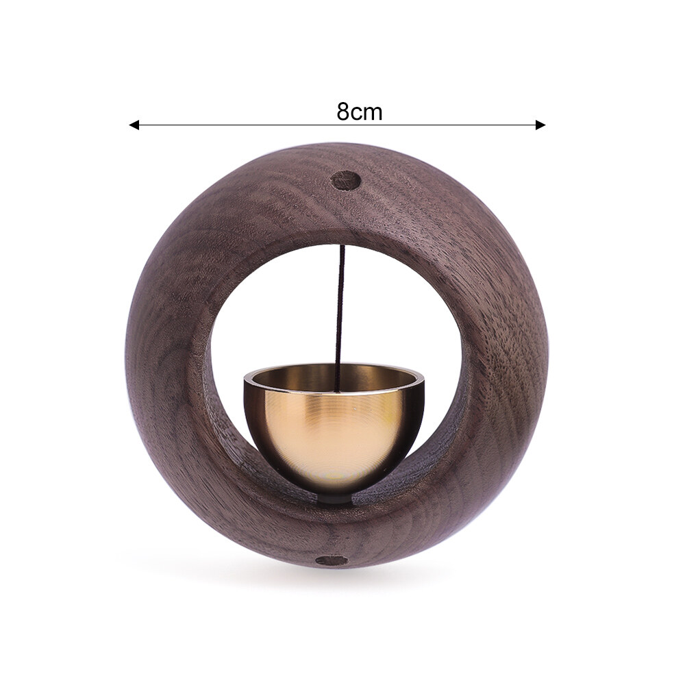 Japanese Wood Doorbell Chime Entrance Doorbell Shopkeeper's Bell Japanese Wooden Wind Chimes for Home Shop