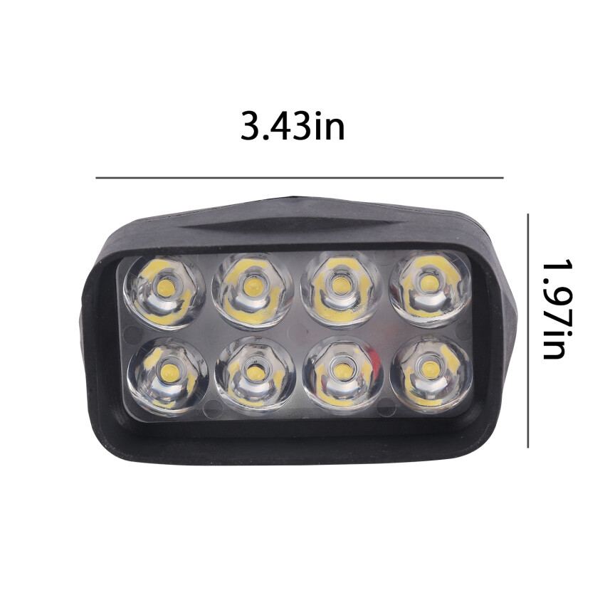 1 Chiếc Đèn LED 8 Bóng Siêu Sáng Cho Xe Hơi Xe Máy Đèn Pha Đèn Pha