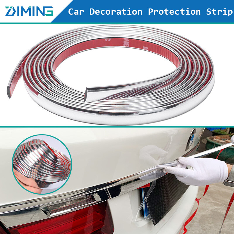 3M Car Chrome Moulding Trim Car Door Window Protector Stickers Strip