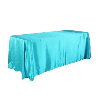 teal table cover