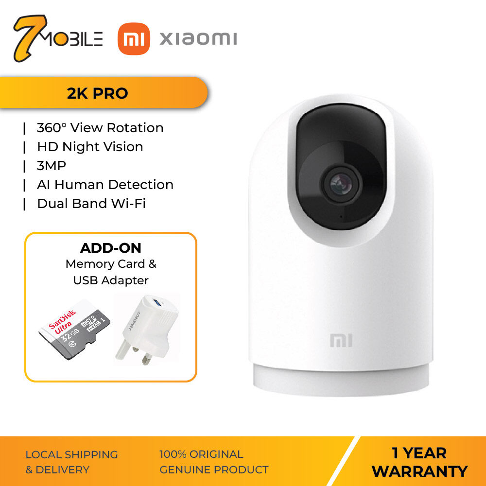 Xiaomi Mi 360° Home Security Camera 2K Pro - 1 Year Warranty ...