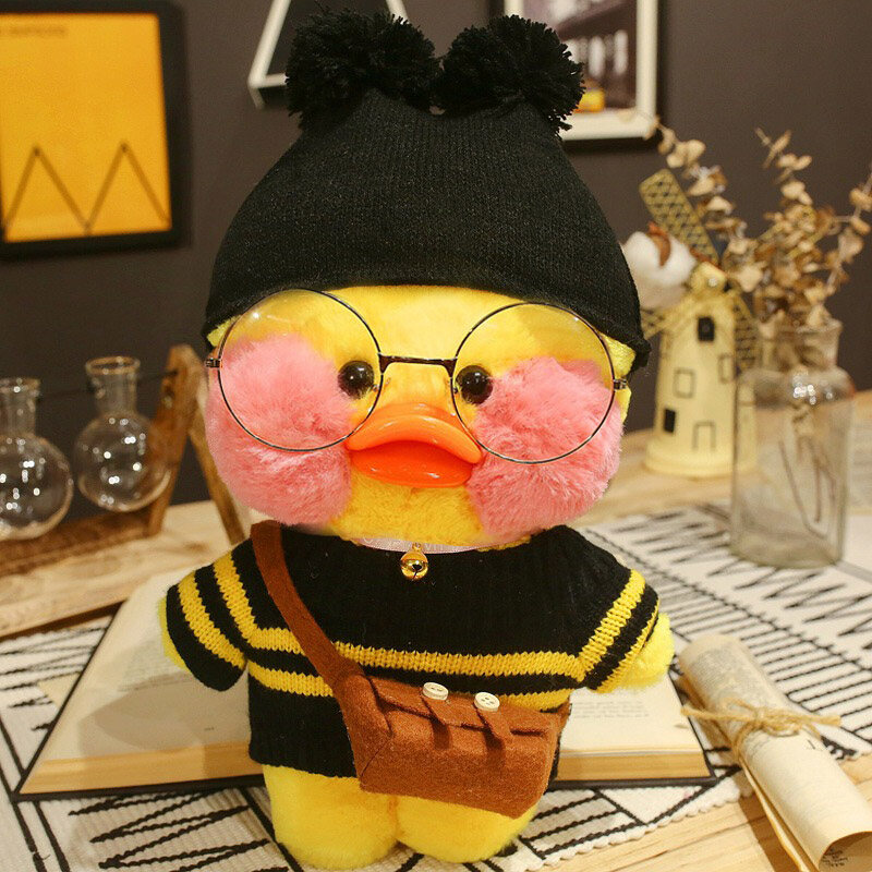30cm Plush Toy Doll Hyaluronic Acid Little Yellow Duck Korean Net Red Duck Birthday Gift