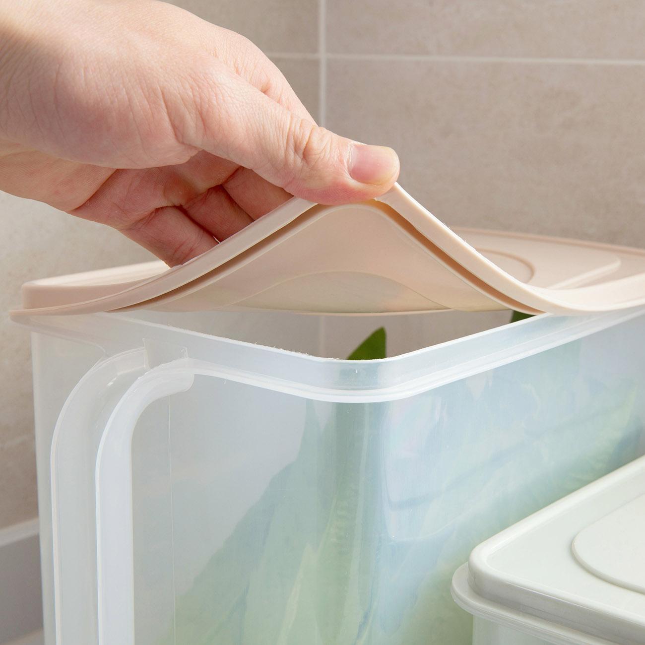 CNMF Food Storage Box With Handle Refrigerator Plastic Fruit Vegetable Storage Box