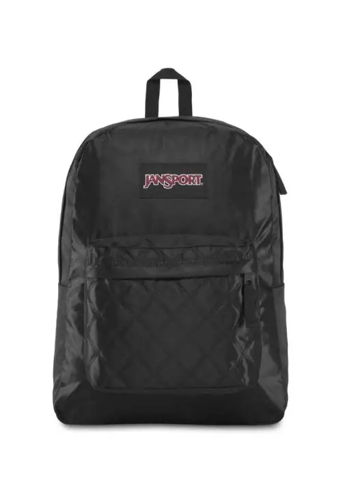 black satin backpack