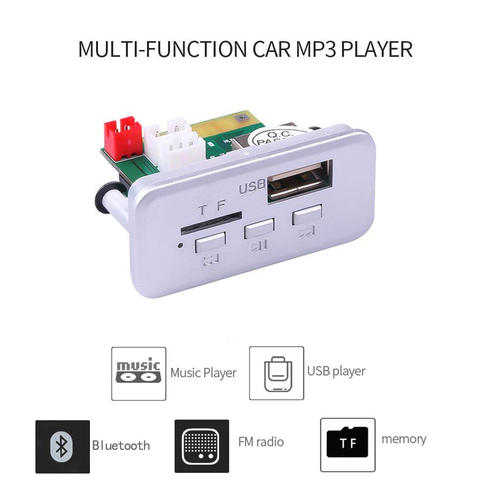 12V Wireless Bluetooth 5.0 MP3 Decoder Board MP3 WMA Audio Module Support USB FM TF Radio AUX Input For Car Home Radio