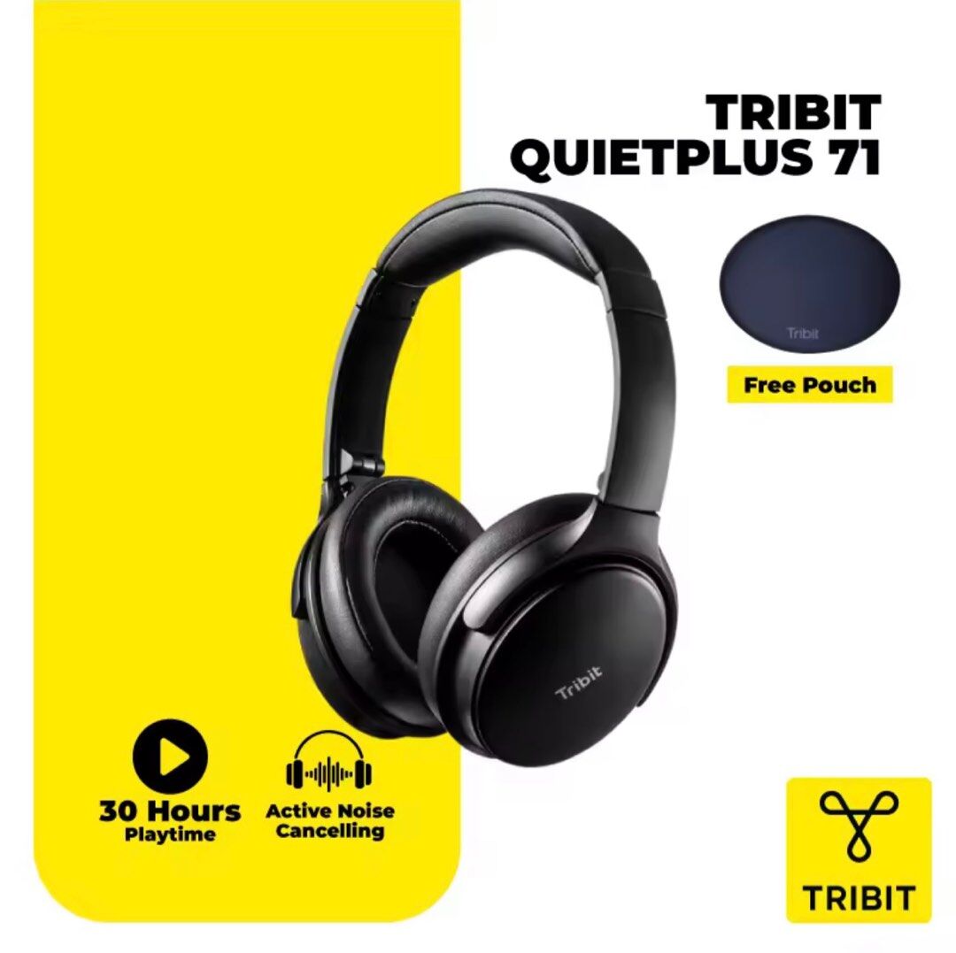 Tribit quiet best sale plus headphones