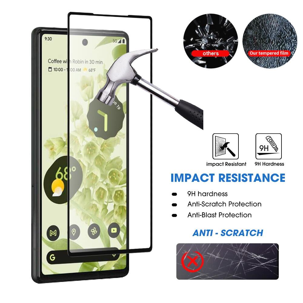 3D Curved Tempered Glass For Google Pixel 6 7 Pro 9H Screen Protector Camera Film For Google Pixel6 Pixel 6A Pixel7pro