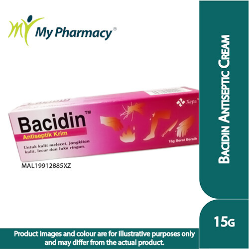 BACIDIN ANTISEPTIC CREAM 15G Lazada
